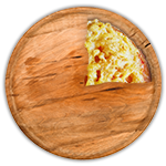 Kids Fried Pizza (1/4) With Chips 